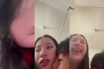 Gadis Cantik Pasrah Goyang Kasur Toilet